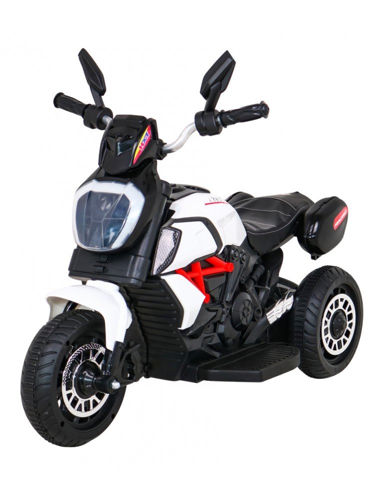 Moto Eléctrica Infantil Fast Tourist 6V con USB y Panel Multimedia Con Melodías Preinstaladas