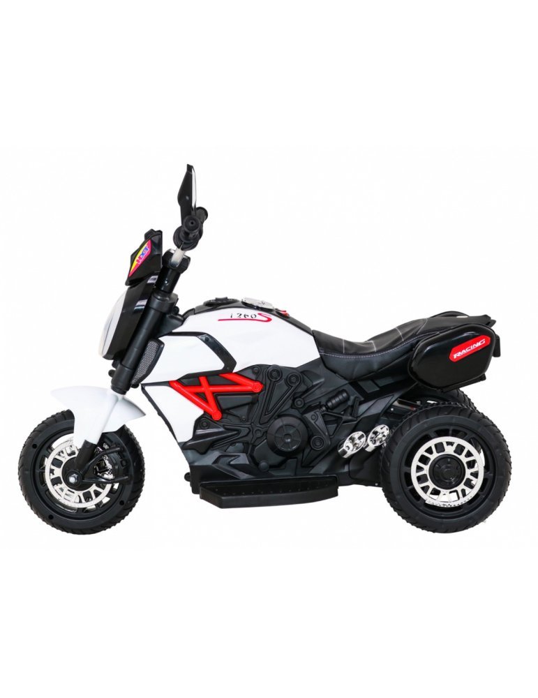 Moto Eléctrica Infantil Fast Tourist 6V con USB y Panel Multimedia Con Melodías Preinstaladas