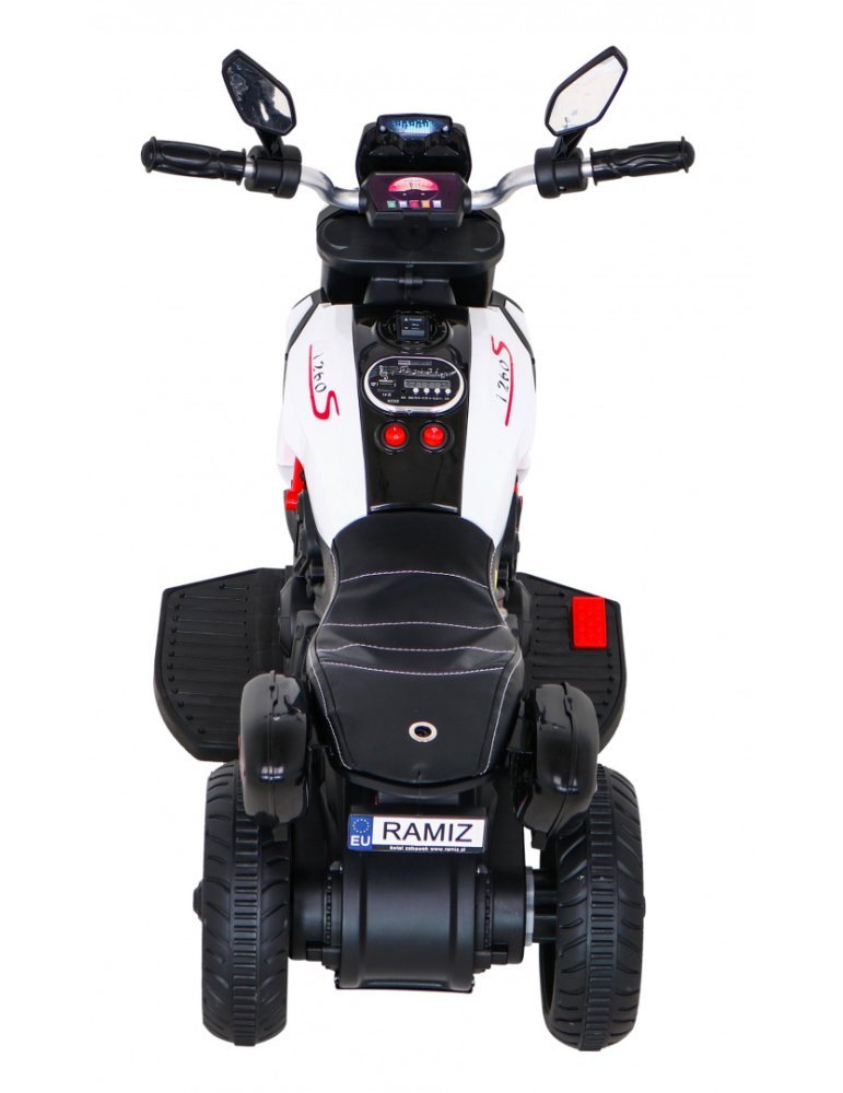 Moto Eléctrica Infantil Fast Tourist 6V con USB y Panel Multimedia Con Melodías Preinstaladas