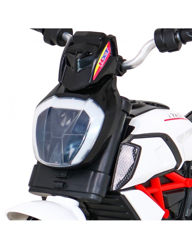 Moto Eléctrica Infantil Fast Tourist 6V con USB y Panel Multimedia Con Melodías Preinstaladas