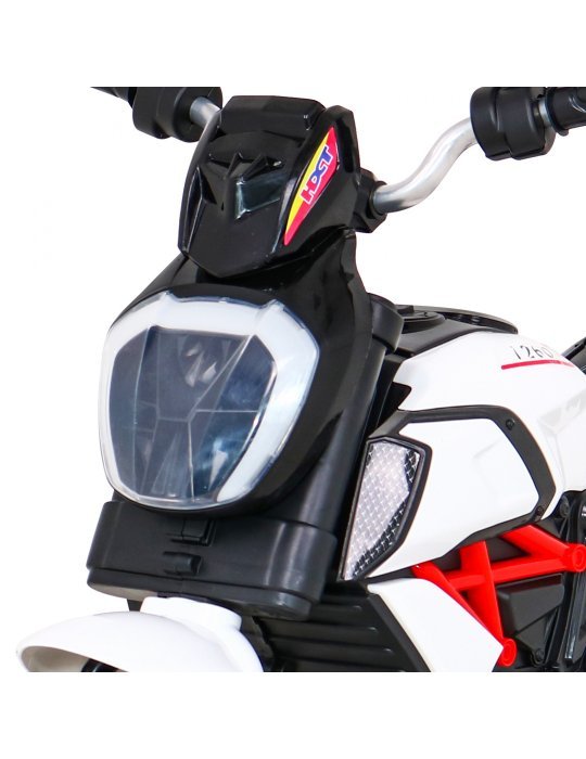 Moto Eléctrica Infantil Fast Tourist 6V con USB y Panel Multimedia Con Melodías Preinstaladas
