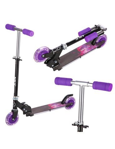 Patinete HD025 Nils Extreme con Ruedas y Plataforma LED 2