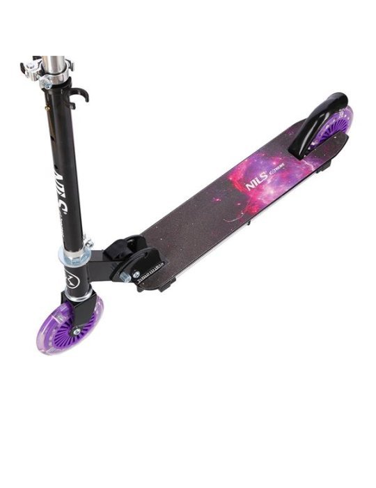 Trottinette Nils Extreme HD025 avec roues et plateforme à LED