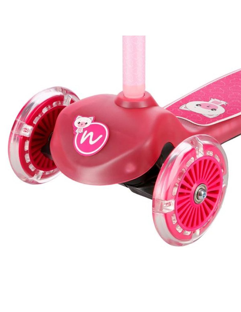 Patinete de Tres Ruedas HLB001 con Ruedas LED y Rodamientos ABEC-5 para Niños