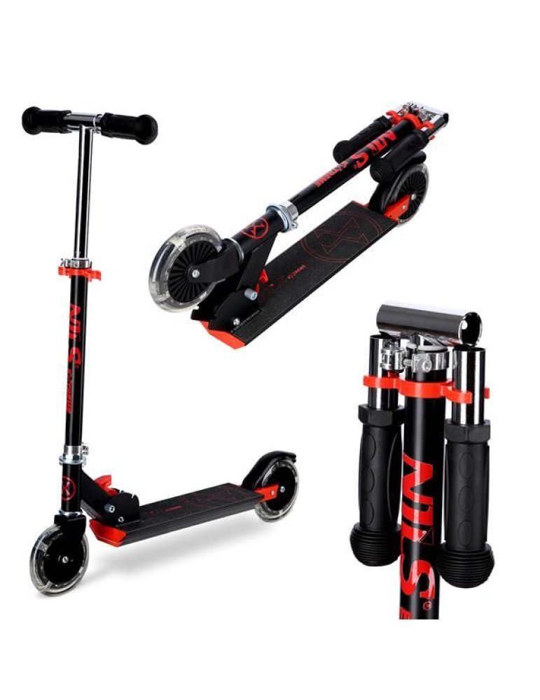 HD120L NILS EXTREME avec LED Roues Δ Patinete Plegable
