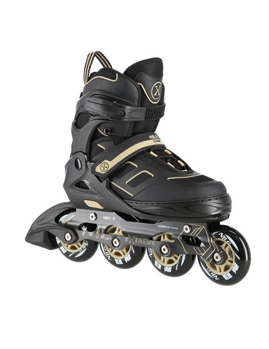NA14174 A BLACK-BEIGE SIZE L IN-LINE SKATES NILS EXTREME