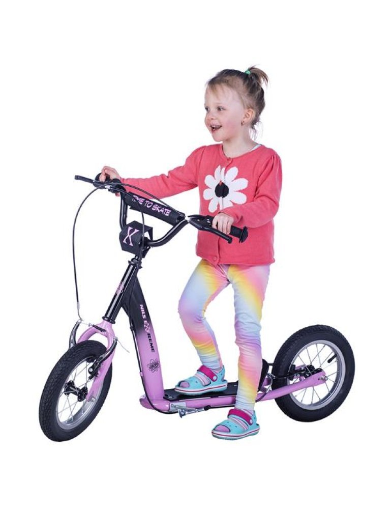 Patinete Infantil Todoterreno con Ruedas Inflables de 12” | Manillar Ajustable