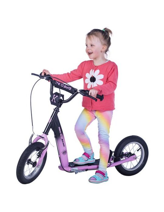 Patinete Infantil Todoterreno con Ruedas Inflables de 12” | Manillar Ajustable