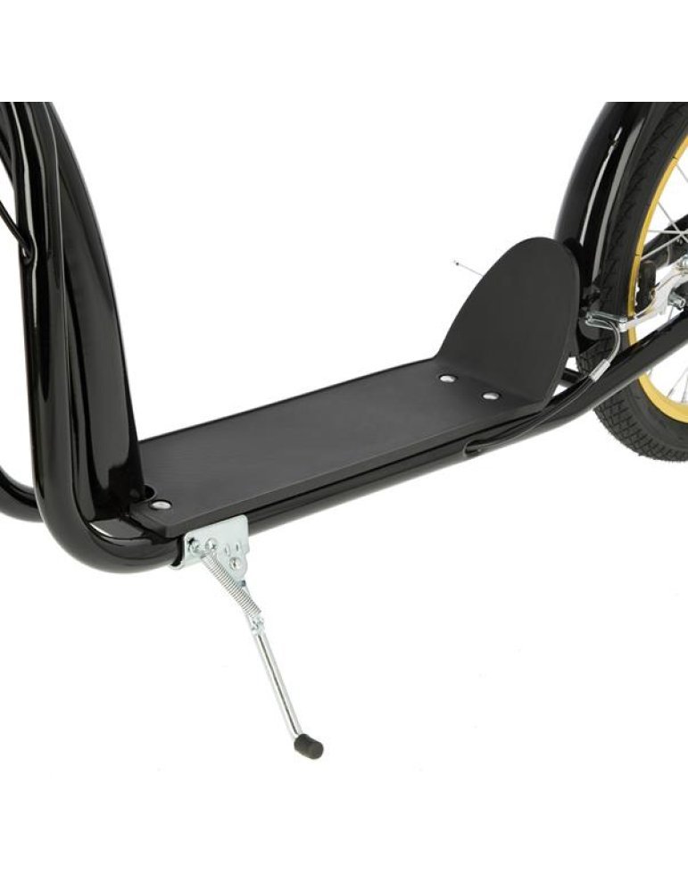 Skateboard tout-terrain avec Roues gonflables 20”/16” Δ Poignée réglable et Freins