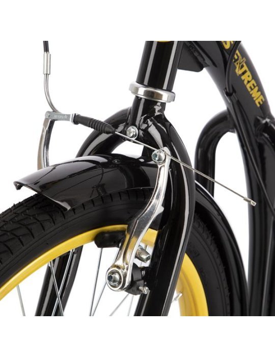 Skateboard all-terrain con ruote gonfiabili 20”/16” Δ Manubrio regolabile e freni