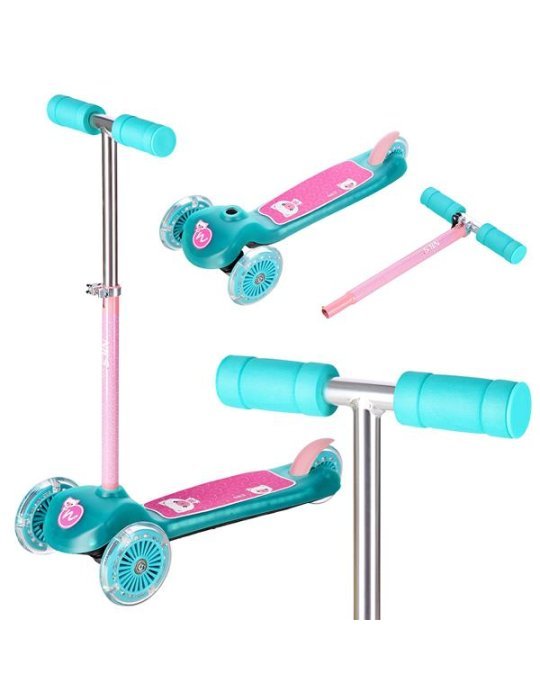 Patinete HLB001 para Niños – Tres Ruedas, Control Intuitivo y Ruedas LED