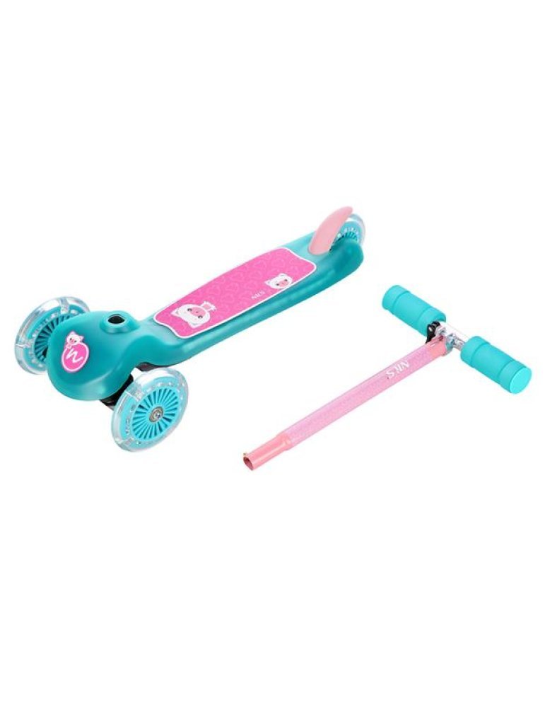 Patinete HLB001 para Niños – Tres Ruedas, Control Intuitivo y Ruedas LED