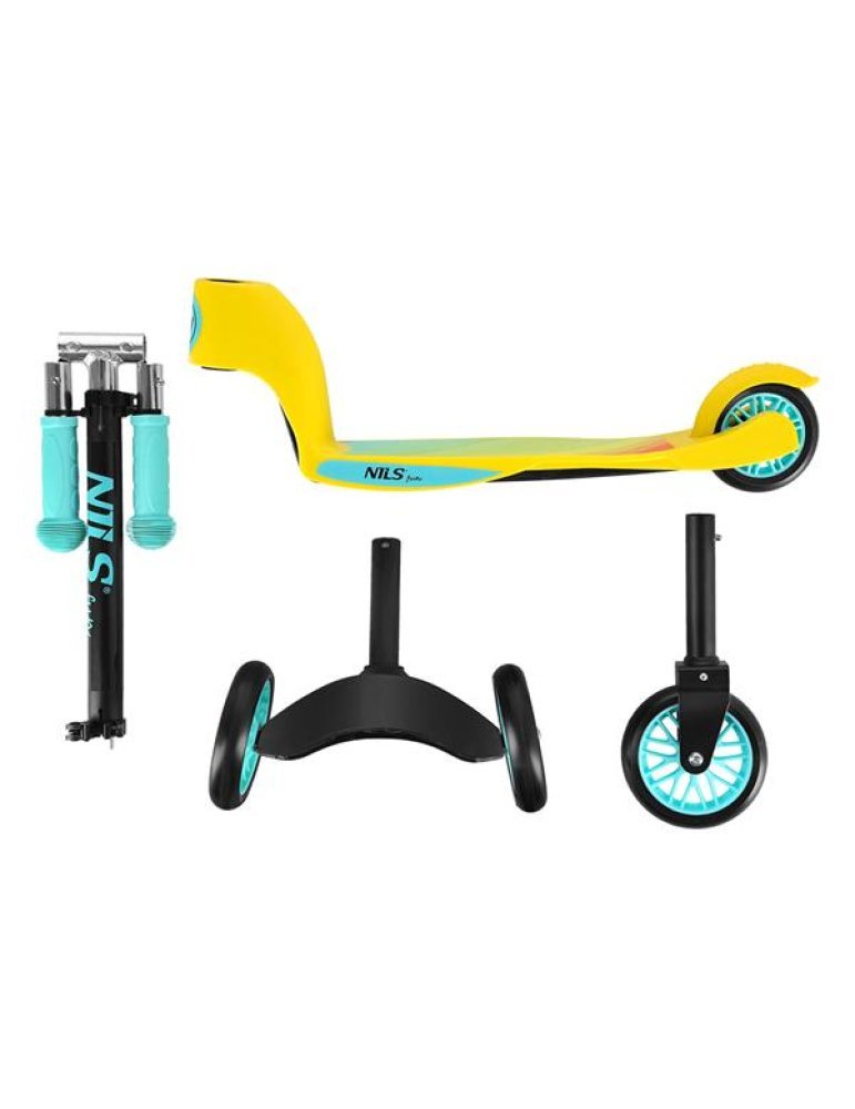 HLB202 NIL per bambini – pieghevole e adattabile con 3 o 2 ruote