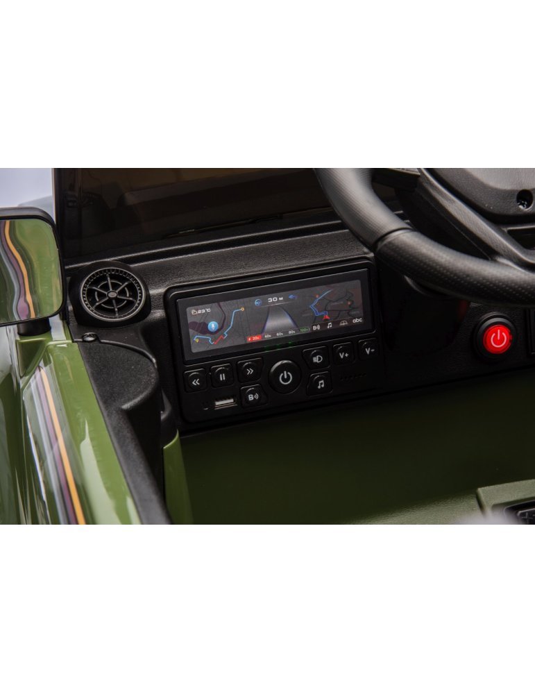Coche Eléctrico Infantil Toyota Prado | 2 motores de 20W y 35W 124  - Vista 24