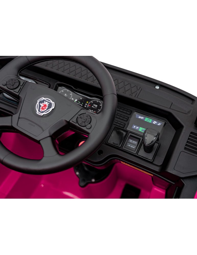 Scania R-SERIES: Camión Eléctrico para Niños con Luces LED, MP3, Bluetooth y Mando 2.4GHz