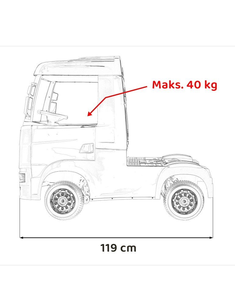 Scania R-SERIES: Camión Eléctrico para Niños con Luces LED, MP3, Bluetooth y Mando 2.4GHz