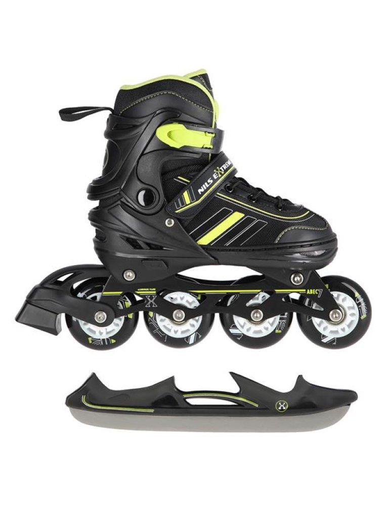 Patines 2 em 1 NH18191 Nils Extreme Δ Hockey y Roller en un Solo Produto