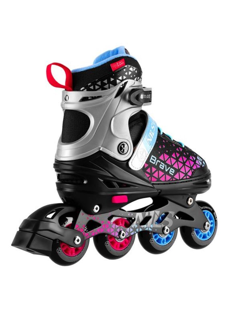 Patines 2 en 1 BRAVE NA18190A Nils Extreme – en ligne et glace, réglable