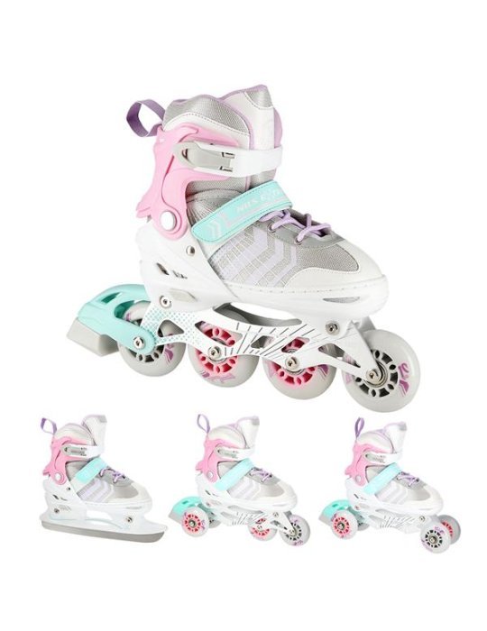 Set NH18192 Nils Extreme – Adjustable and Versatile Patines with Wheels and Skates 日本語 Hockey and Roller