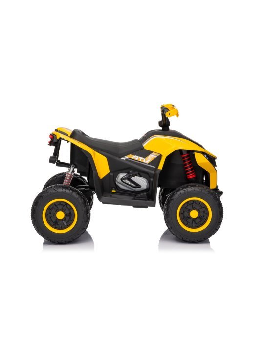 Quadriciclo elétrico infantil 12V com 4 motores e controle remoto