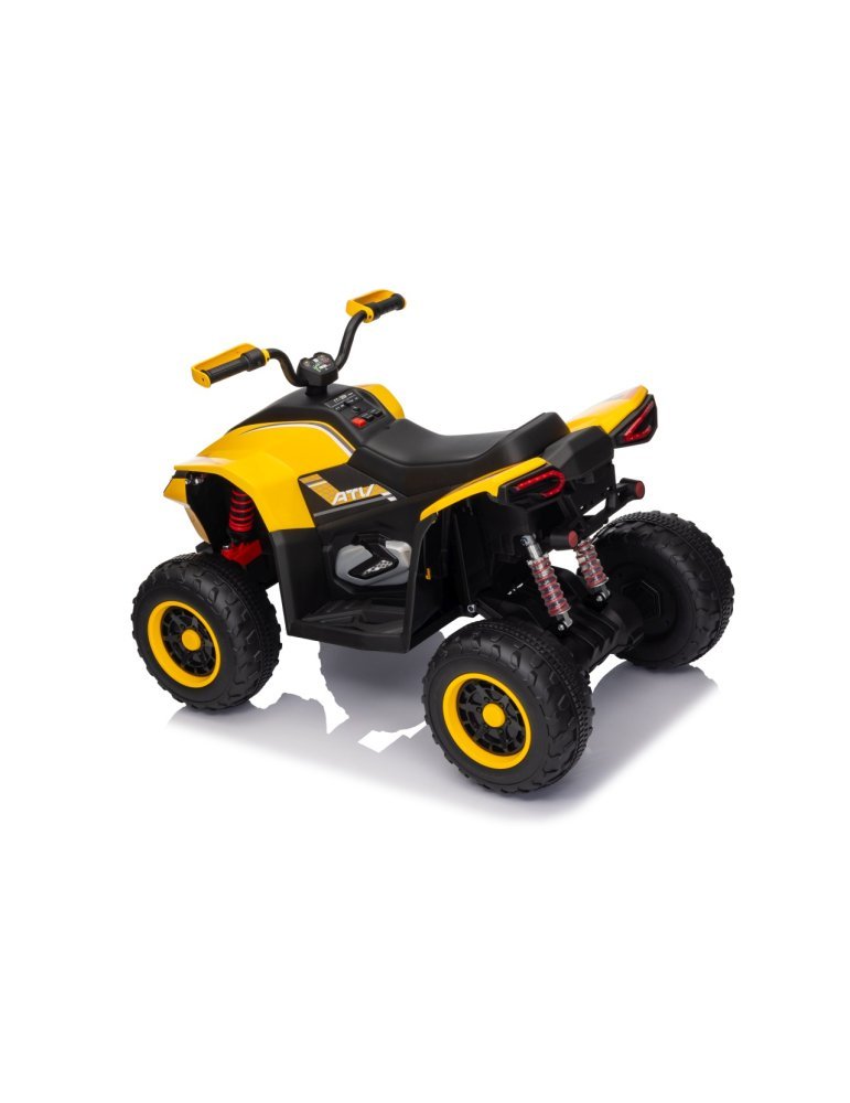 Quadriciclo elétrico infantil 12V com 4 motores e controle remoto