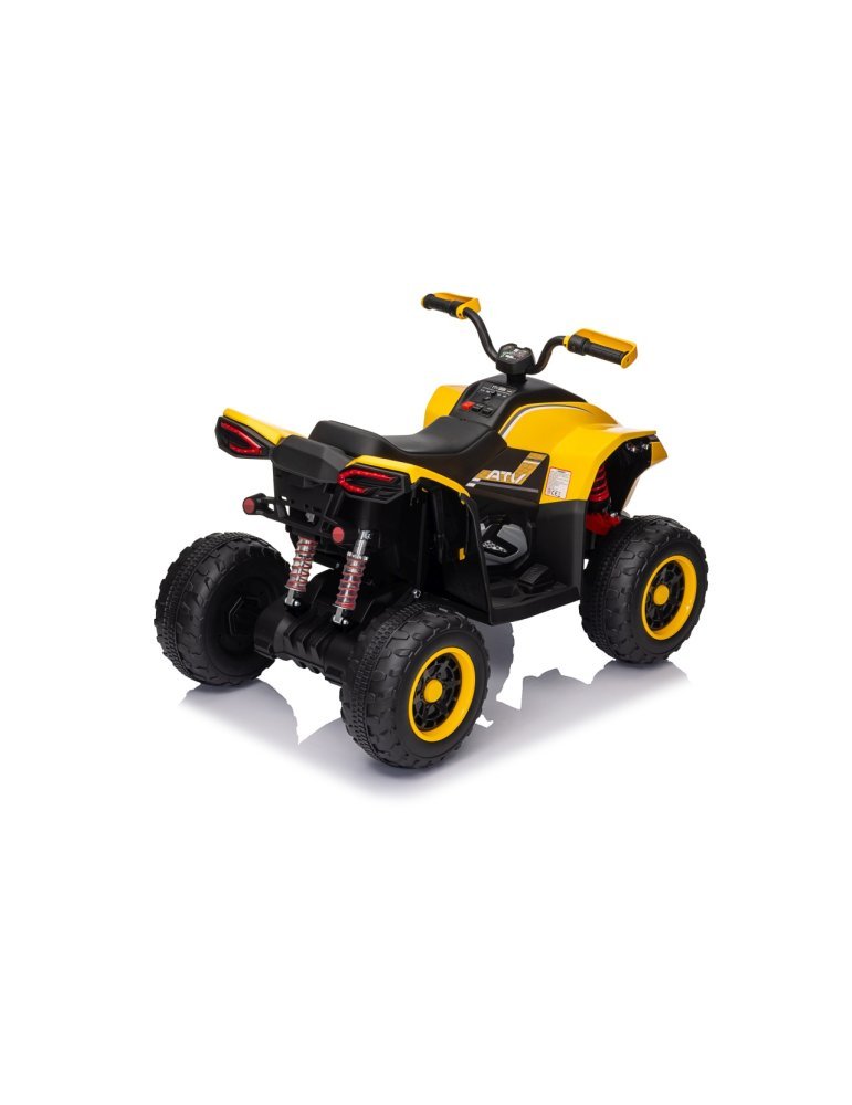 Quadriciclo elétrico infantil 12V com 4 motores e controle remoto