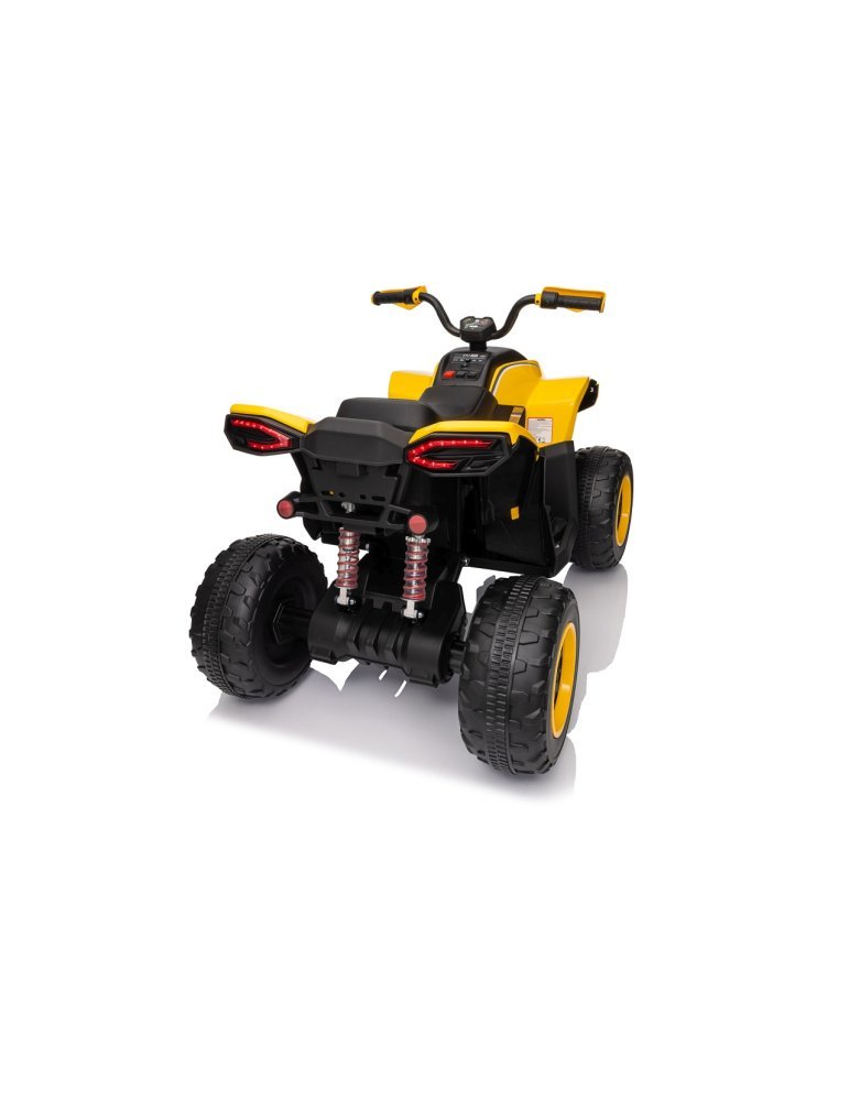 Quadriciclo elétrico infantil 12V com 4 motores e controle remoto