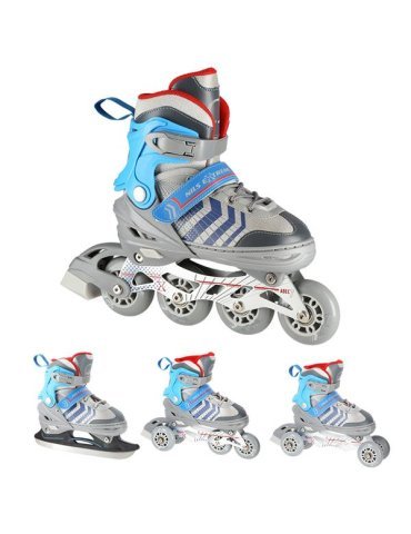 Patines 4 en 1 NH18192 Nils Extreme – Ajustables, 4 en 1 2