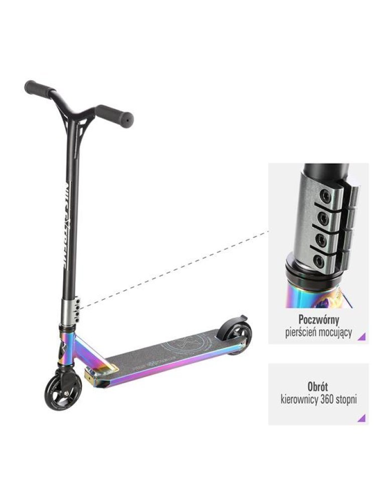 Hs109 Neon Stunt-Roller Nils Extreme - Vista 2