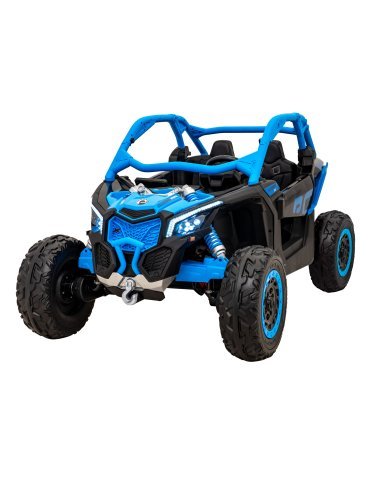 Buggy Elettrico Bambini Maverick Turbo RR STRONG Blu 24V | Premium 2