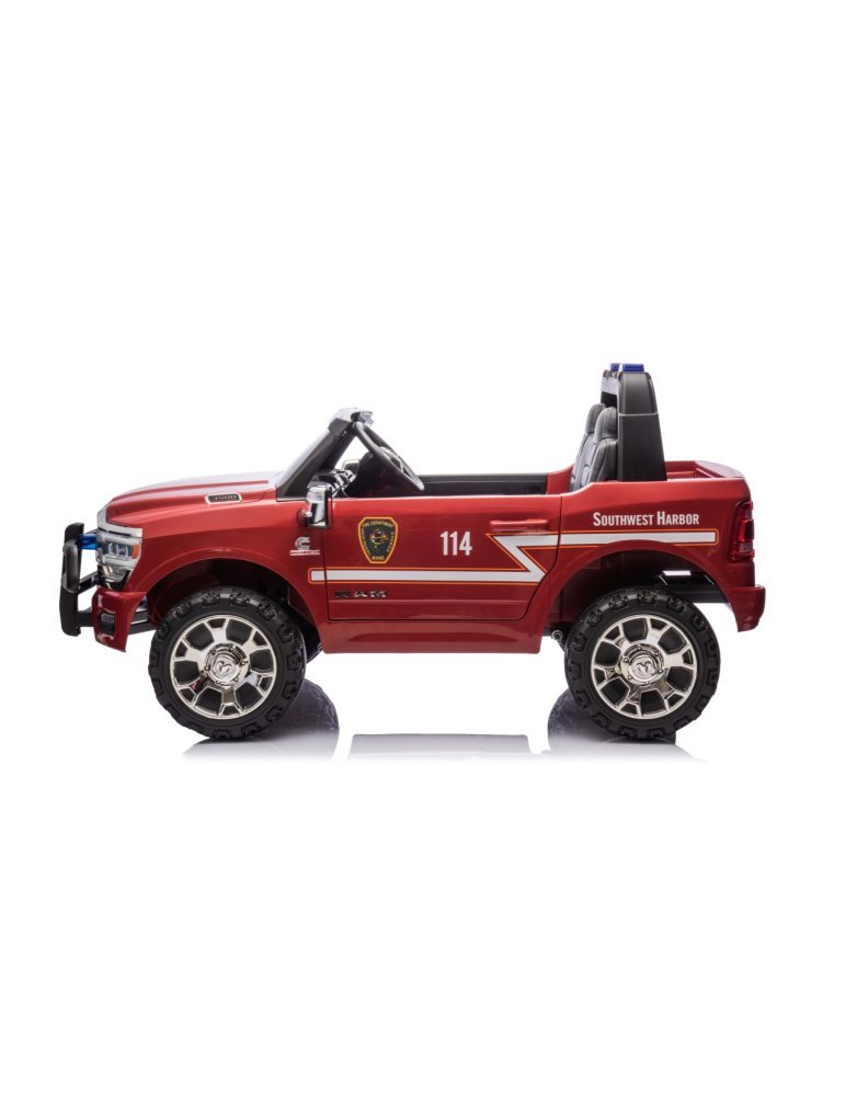 RAM 3500 Fire Department Vehicle Electric Ride-On Car - Vista 3