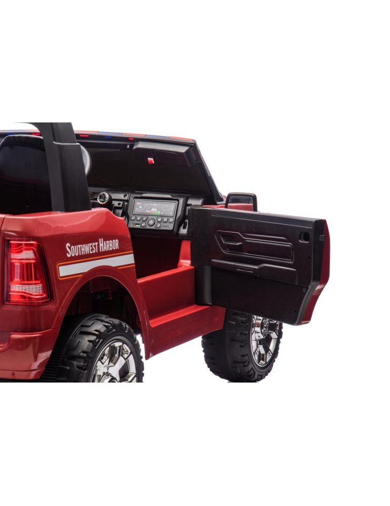 RAM 3500 Fire Department Vehicle Electric Ride-On Car - Vista 12