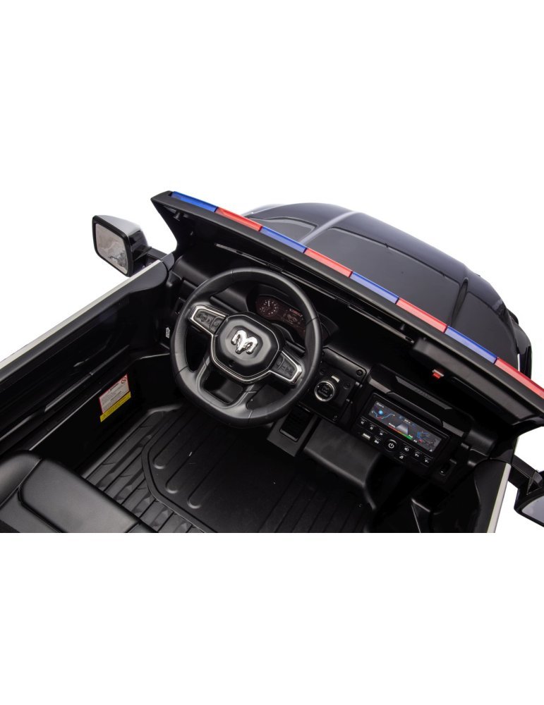 Todoterreno Infantil RAM 3500 Policía 24V con Luces y Sirena