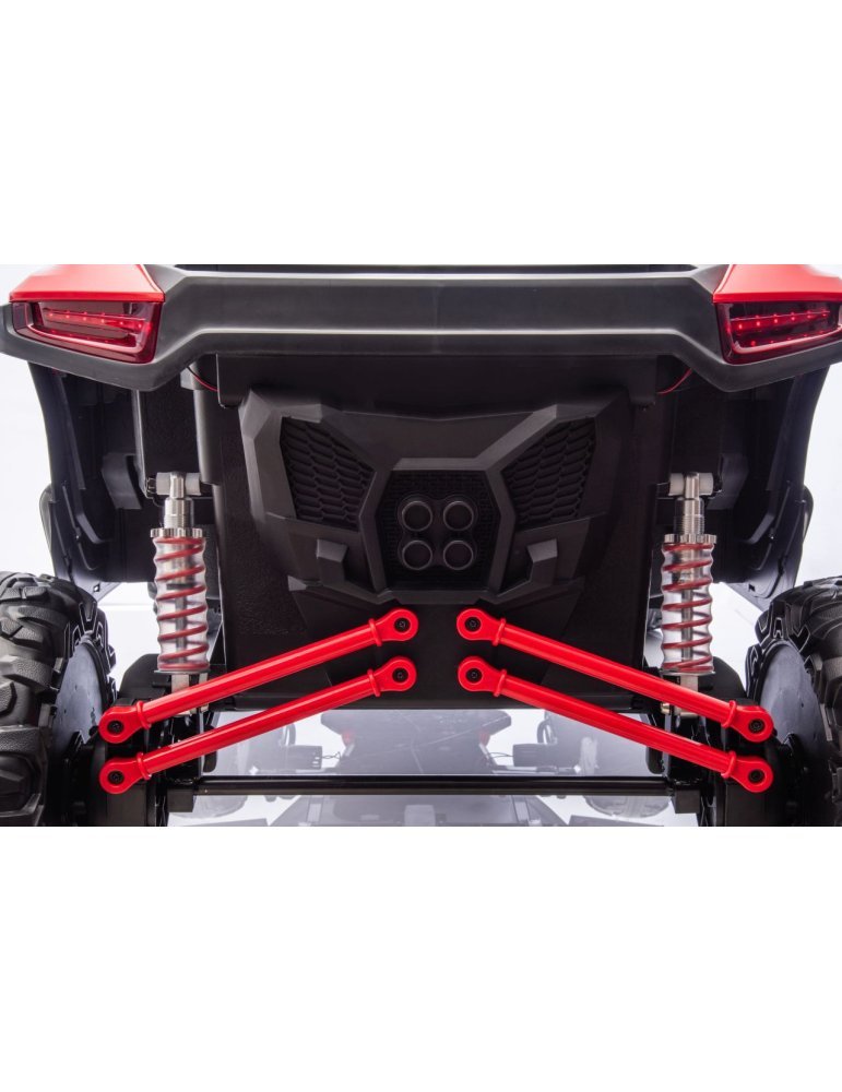 RACING Road 2000 Red Vehicle Dual-Seat Electric Buggy - Vista 16