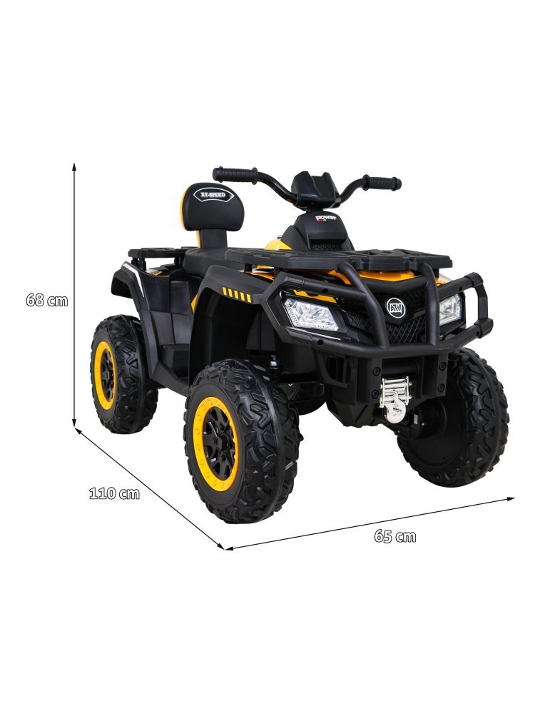 Quad eléctrico infantil XT-SPEED 24V 4x4 con Bluetooth - Vista 13