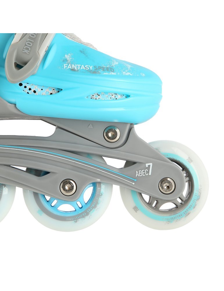 NH18331  SET 4in1 BLUE SIZE M (35-38) INLINE/ICE-SKATES NILS EXTREME