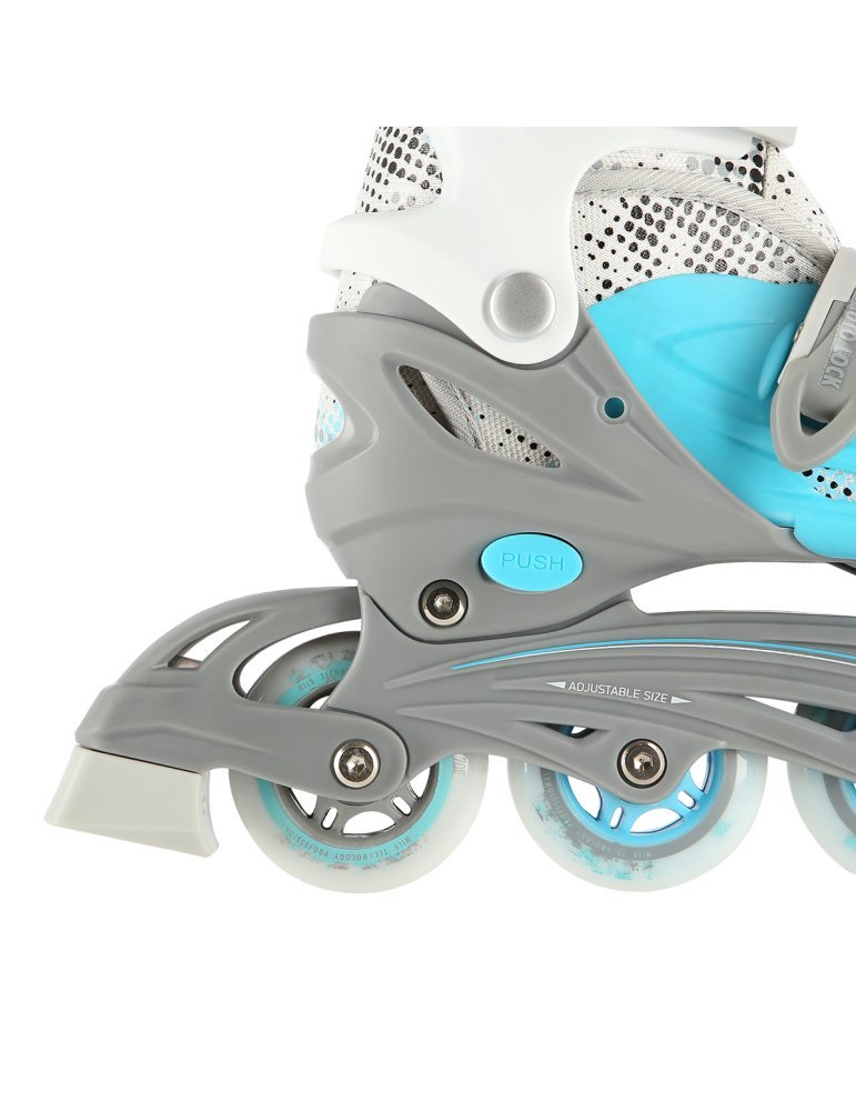 NH18331  SET 4in1 BLUE SIZE M (35-38) INLINE/ICE-SKATES NILS EXTREME