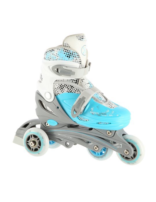 NH18331  SET 4in1 BLUE SIZE M (35-38) INLINE/ICE-SKATES NILS EXTREME