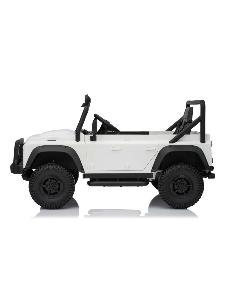 Land Rover Defenda SVX 24V com comando e rodas EVA | Patilandia CARROS ELÉTRICOS PARA CRIANÇAS  - Vista 3
