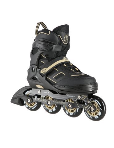 NA14174 A BLACK-BEIGE SIZE S IN-LINE SKATES NILS EXTREME