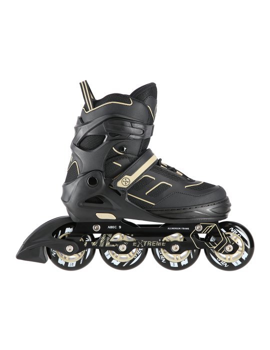 NA14174 A BLACK-BEIGE SIZE S IN-LINE SKATES NILS EXTREME