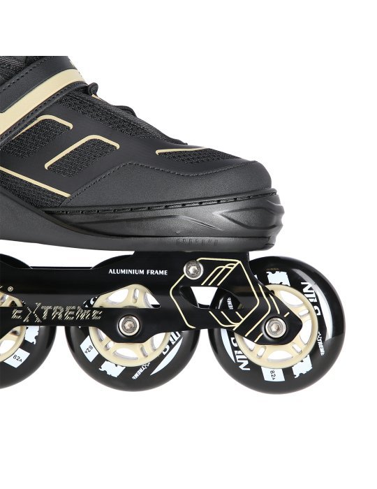 NA14174 A BLACK-BEIGE SIZE S IN-LINE SKATES NILS EXTREME