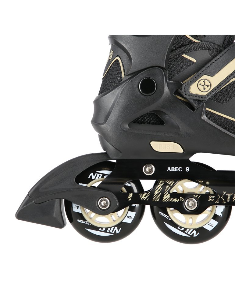 NA14174 A BLACK-BEIGE SIZE S IN-LINE SKATES NILS EXTREME