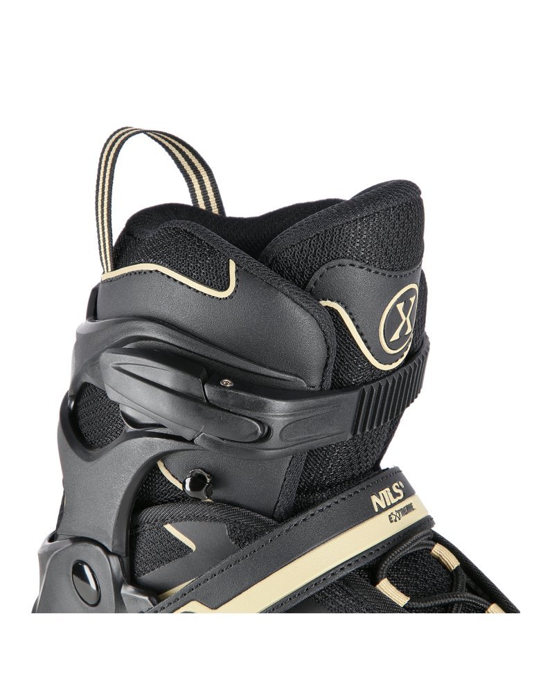 NA14174 A BLACK-BEIGE SIZE S IN-LINE SKATES NILS EXTREME