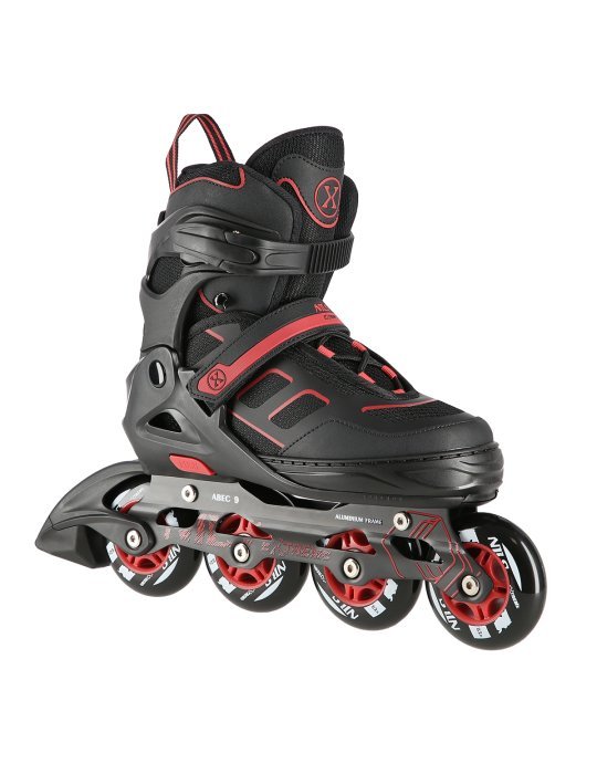 NA14174 A BLACK-RED SIZE S IN-LINE SKATES NILS EXTREME