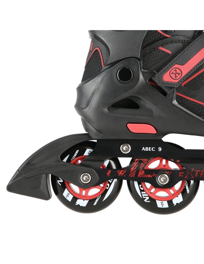 NA14174 A BLACK-RED SIZE M IN-LINE SKATES NILS EXTREME