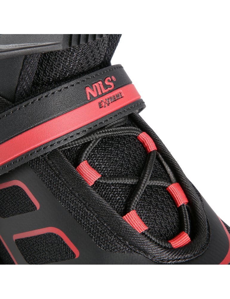 NA14174 A BLACK-RED SIZE M IN-LINE SKATES NILS EXTREME