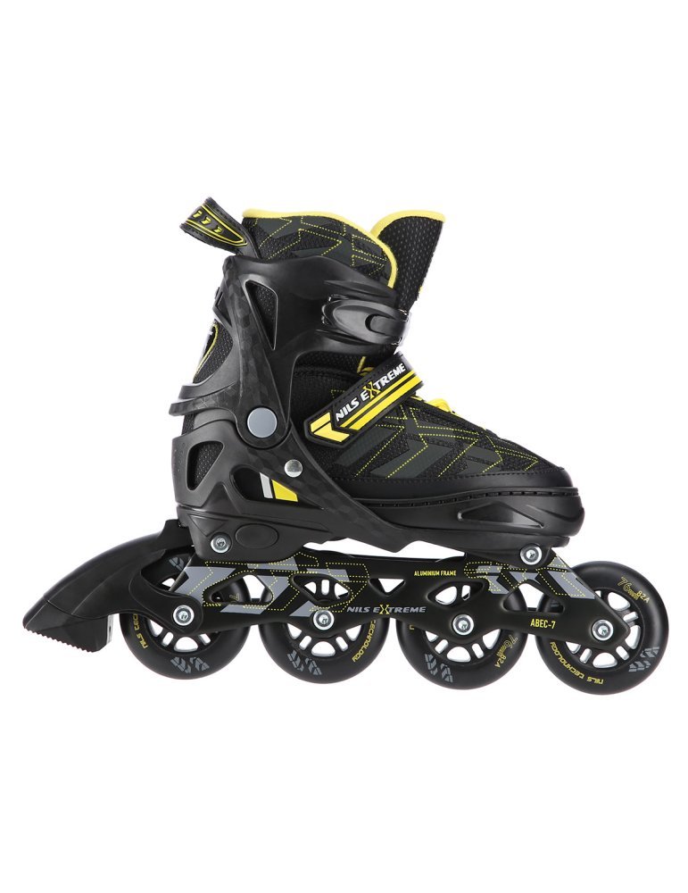 NA11002 BLACK/YELLOW S(31-34)) IN-LINE SKATES NILS EXTREME