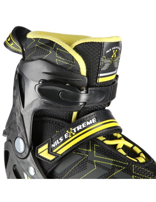 NA11002 BLACK/YELLOW S(31-34)) IN-LINE SKATES NILS EXTREME