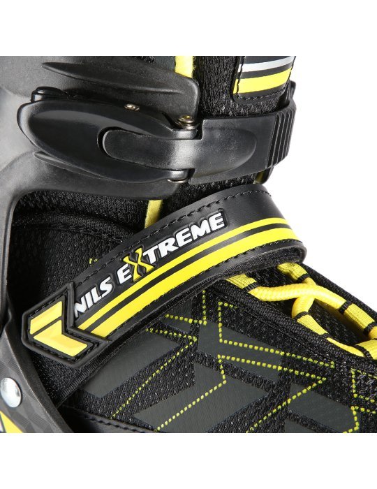 NA11002 BLACK/YELLOW S(31-34)) IN-LINE SKATES NILS EXTREME